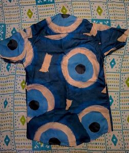 Cotton Abstract Print Shirt