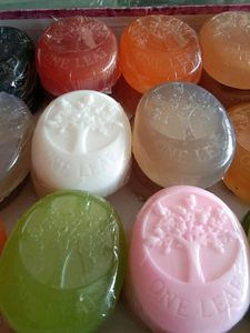 10 Organic Fruit Soaps@₹500
