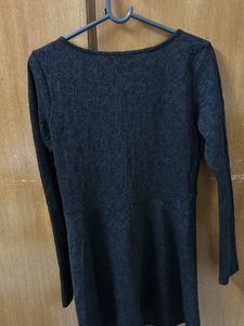 Black Peplum Forever 21 Party Dress