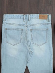 ice blue regular fit jean