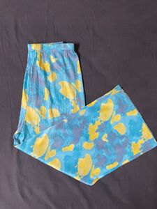 Funky Patterned Wide Leg Pants