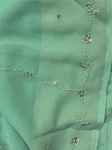 Elegant Green Saree