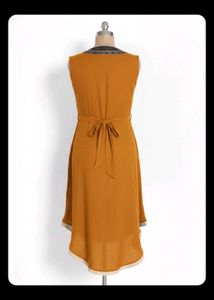 Mustard Yellow Casual Dress