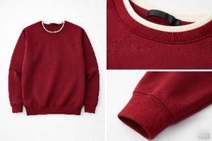 Burgundy Crewneck Sweatshirt