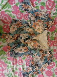 Floral Chiffon Top