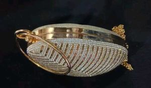 Golden Clutch With Chain