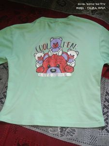 Mint Green Graphic Tee