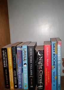 SET OF 9 BOOKS. COMBO.