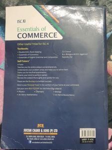 ISC Commerce (Class 11)
