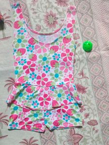 Cute Floral Swimsuit