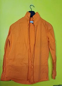 Oversize Orange Trendy Shirt For Women
