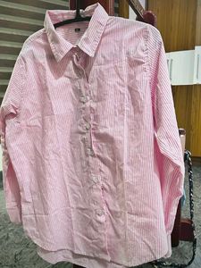 Striped Oversized Button-Down