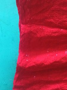 Red Embroidered Kurta