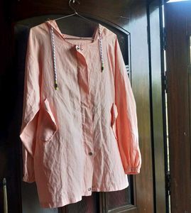 Pink Casual Jacket