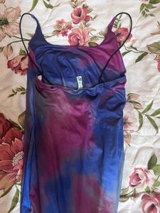 Newme Ombre Bodycon Dress with Side Slit