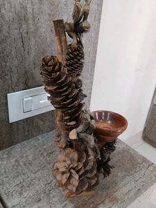 Pine Cone Candle Holder