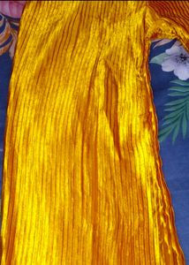 Yellow Golden Kaftan Set
