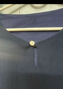 Navy Blue Balloon Top