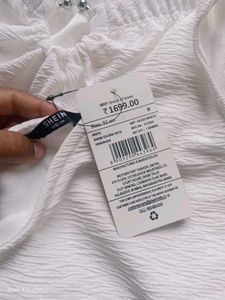 White Ring Detail Two-Piece Set || beautiful dress