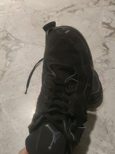 Black High Top Shoes