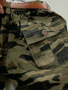 Camouflage Print Boys Capri