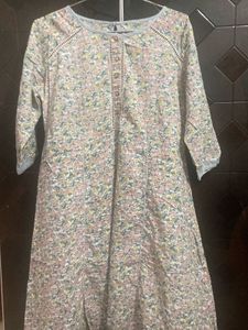 Floral Print Anarkali Kurti:)