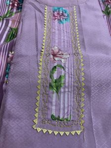 Cotton Suit With Dupatta