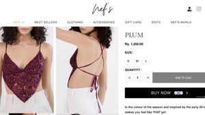 Y2k Plum Nefs Finds Sequin Top