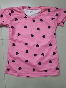 Cute Pj Set | Night Suit | Hearts Pyjama | Nigh Dr