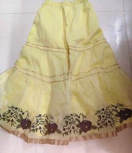 Yellow Embroidered Kurta