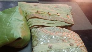 🔥💃 Sale..Festive Girls'  Suit With Santoon Plazo