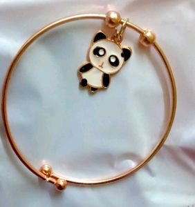 Cute Panda Charm Bangle Bracelet