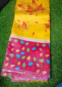 Floral Print Saree