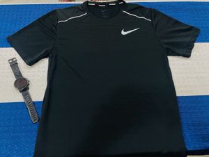Nike Running Dri-Fit Black T-Shirt