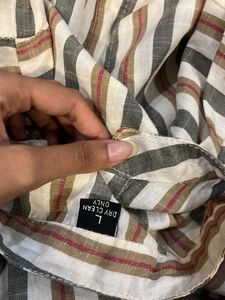 Striped Off-Shoulder Dress