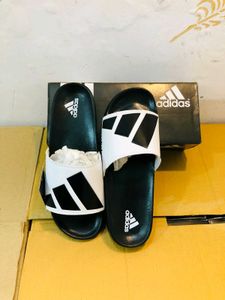 Adidas Slides - Black &amp; White