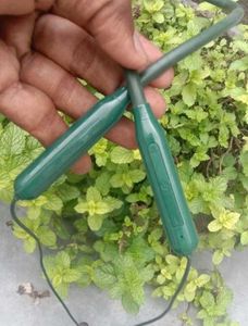 Green Wireless Neckband Headphones