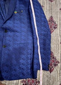 3 pc Suit Men Party Wear “ Royal Blue”