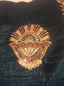 Elegant Embroidered Saree