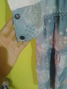 Tiered Dress with Floral Print