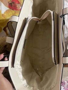 Beige Tote Bag