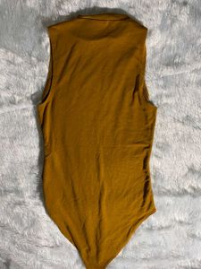 Forever 21 Mustard Jumpsuit