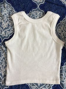Ribbed Tank Top with Bows
