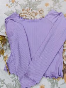 Lilac Long Sleeve Top