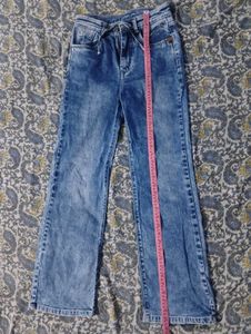 Blue Denim Bootcut Jeans for Girls