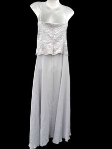 Elegant Grey Gown