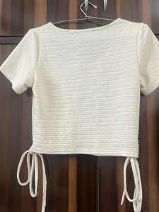 Cute White Crop Top
