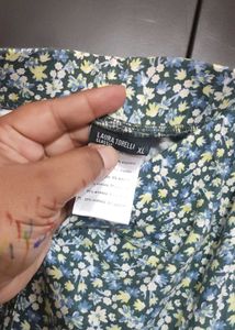 Grey Pyjama Lower Floral Print for 42 Waist