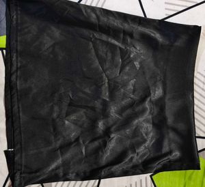 Elegant Black satin skirt
