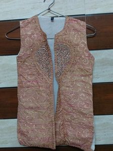 Khadi Kurta Pajama Jacket Set